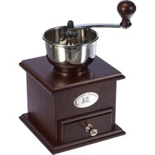 Brésil Manuel Kahve Değirmeni, Ayarlanabilir Değirmenli, Yükseklik: 21 Cm, Ahşap/çelik, Kahverengi, 19401765