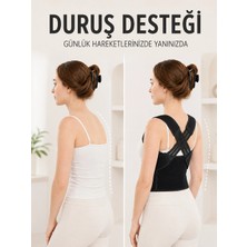 Aydogan's Postür Dik Duruş Korsesi Sırt Destekli Ayarlanabilir Lastikli Bel Korsesi