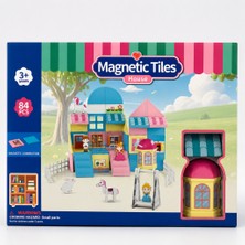 Akıllı Bayi SH59692 84 Parça Magnet Stan.seri Renkli Blok