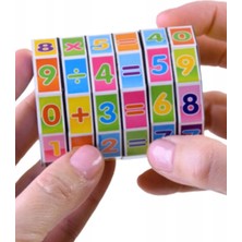 Eğitici Matematik Silindiri 4 Işlem Öğretici Zeka Geliştirici Oyuncak Çocuklar Için Matematik Rulosu