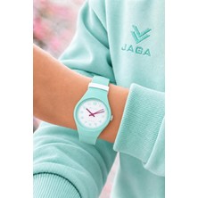 Jaga Unisex Rakamlı Kadran Çocuk Kol Saati 100 mt Su Geçirmez Spor Silikon Kordonlu Jg.12