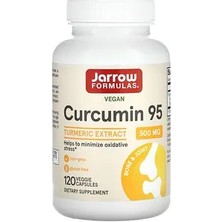 Jarrow Formulas Curcumin 95, Zerdeçal Özü, 500 Mg, 120 Bitkisel Kapsül