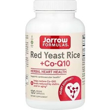 Jarrow Formulas Kırmızı Mayalı Pirinç + CO-Q10, 120 Bitkisel Kapsül