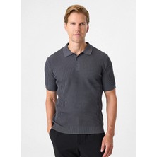 Back And Bond Antrasit Erkek Regular Fit Polo T-Shirt BTR4004000000