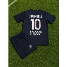 Breathless Psg 2025/26 Sezonu Dembele Alternatif Çocuk Forması (Siyah)