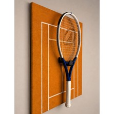 Tenis Temalı Dekoratif Duvar Tablosu (Raket Hariç)