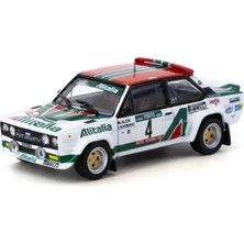 Sepetopia Tarmac Works 1/64 Fıat 131 Abarth Rally Rallye De Portugal - Vinho Do Porto 1978 Winner #04