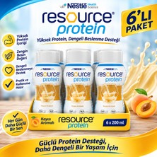 Nestle Resource Proteın Kayısı 200 ml 6 Lı Avantaj Paket