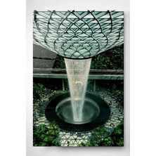 Jinzo Jewel Changi Airport Cam Tablo, Dekoratif Cam Tablo