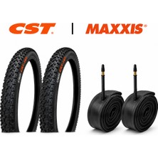 27.5 Jant Cst Jet C1820 2.10 Mtb Dış Lastik + Maxxis Welter Weight 1.75-2.40 Iç Lastik 2 Dış 2 Iç Set