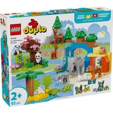 Colezium 10446 LEGO Duplo 3ü1 Arada Vahşi Hayvan Aileleri 92 Parça +2AŞ