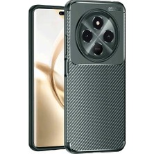 Evimdeyokyok Tecno Spark 30 Kılıf Auto Focus Karbon Kapak - Koyu Yeşil