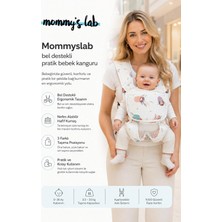 Bebek Ergonomik Pratik Kanguru Taşıyıcı, Ayarlanabilir Sırt Destekli, 0-36 Ay, Pembe Kirpi