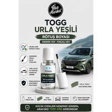 Togg Uyumlu Urla Yeşili Rötuş Boyası - 25ML Fırçalı Set