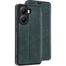 Evimdeyokyok Xiaomi Poco X7 Pro Kılıf Flip Cover - Koyu Yeşil