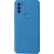Evimdeyokyok General Mobile Gm 21 Plus Kılıf Nano Içi Kadife Silikon - Mavi