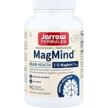 Jarrow Formulas Magmind, Brain Health, 90 Bitkisel Kapsül (Kapsül Başına 48 Mg)