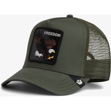 Goorin Bros Freedom Eagle Trucker Unisex Yeşil Şapka.palm