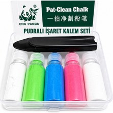 PAT-CLEAN CHALK Profesyonel Pudralı Çizgi taşı - işaret Kalemi - Renkli Nova