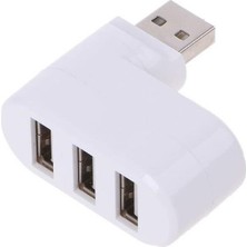 Temiz Pazar 4692B 4 Port USB 2.0 Hub Çoklayıcı Çoğaltıcı 180 Derece