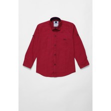 Doctor Junior Bordo Erkek Çocuk Gömlek G4693