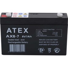 Magicool Atex Ax6-7 6V 7AH Akü