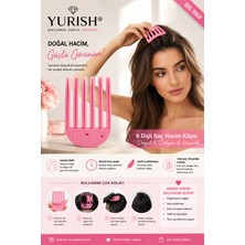 Yurish Büyük Boy Sihirli Saç Hacim Veren Klips Aparatı 6 Dişli / Hair Volume Clip/ Saç Tepesi Dolgunlaştırıcı Aparatı