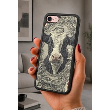 BG AKSESUAR iPhone 7 / 8 / Se Uyumlu Boğa Desenli Kamera Korumalı Darbelere Dayanıklı Kılıf