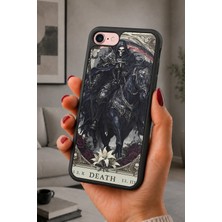 BG AKSESUAR iPhone 7 / 8 / Se Uyumlu Ölüm Desenli Kamera Korumalı Darbelere Dayanıklı Kılıf