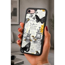 BG AKSESUAR iPhone 7 / 8 / Se Uyumlu Entomoloji Desenli Kamera Korumalı Darbelere Dayanıklı Kılıf