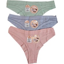 Kota 5104 Biye Detaylı 3 Lü String Modal Bayan Bikini