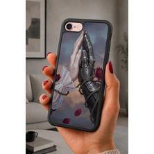 BG AKSESUAR iPhone 7 / 8 / Se Uyumlu Zırh Desenli Kamera Korumalı Darbelere Dayanıklı Kılıf