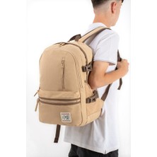 Baginn Ventis Unisex Okul Çantası Lise Ortaokul Sırt Çantası 43*30 cm Ortopedik Sırt Çok Cepli Vnt3-C