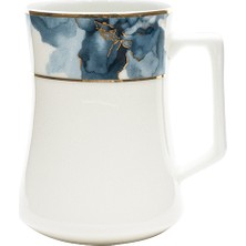 Evaliza Mavi Çiçek Long Mug 300 ml