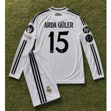 Mmt Spor R.e.a.l'm.a.d.r.i.d' Arda Uzun Kollu 15 Numara Çocuk Forması 2li Settı 15