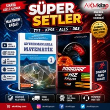 Akm Kitap Antrenmanlarla Matematik 1 ve Hız ve Renk Paragraf Soru Bankası 2 Kitap Set