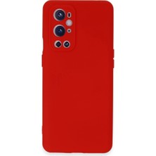 Adalı Store One Plus 9 Pro Kılıf Nano Içi Kadife Silikon - Kırmızı