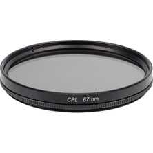 67MM Cpl Polarize Filtre / Circular Polarizer / Yansıma Önleyici Lens Filtresi / 67MM Lensler ile
