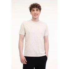 Kinetix MB Pam C 11SN220 6fx  Erkek Vizon Kısa Kol T-Shirt