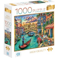 Ca Games Venedik Sokakları Puzzle 1000