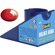 Ateş Kırmızısı Su Bazlı Maket Boyası, 18 ml Boyutunda