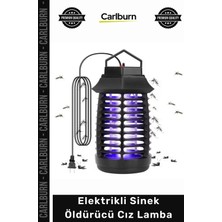 Carlburn Özel Üretim LED Uv Mor Işık Teknolojili Profesyonel Taşınabilir Elektrikli Sinek Öldürücü Cız Lamba