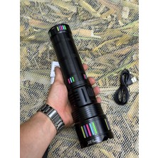 Small Sun ZY-W512 9.000 Lümen Süper Güçlü LED Profesyonel Şarjlı El Feneri