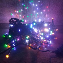 Meks 10 M 100 LED Damla Uçlu LED Işık Rgb Işık Siyah Kablo Çeşidi