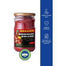OTS Organik OTS 650 gr Organik Domates Salçası Cam Kavanozda Sağlıklı ve Lezzetli Organik Ürün