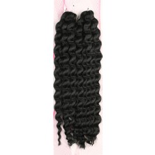 TeknoKapsül Nice Bulk Afro Su Dalgası Saç - Siyah