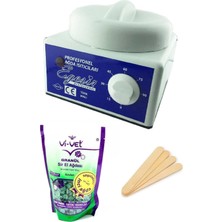 Sir Ağda Makinesi +Azulen Soyulabilen Boncuk Ağda + Spatula Seti Original