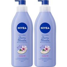 Değerli Yağlar Içeren Vücut Losyonu Kiraz Çiçeği & Jojoba Yağı, 400 Ml, Normal ve Kuru Cil