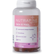Skin & Hair Gummy – Hidrolize Kolajen, Hyaluronik Asit, Glutatyon ve Biotin Içeren Cilt&saç Gum