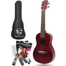 Fourtune Elio UKC-23RD Concert Ukulele Maun Hakiki Ağaç (23")